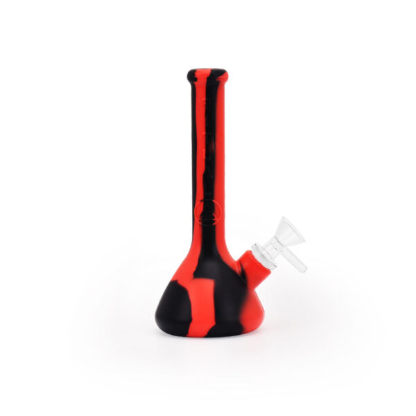 Ritual – 7.5” Deluxe Silicone Mini Beaker – Red & Black