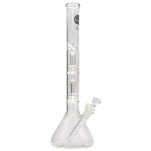 LA Pipes Single or Double Showerhead Perc Beaker Bong - Image 13