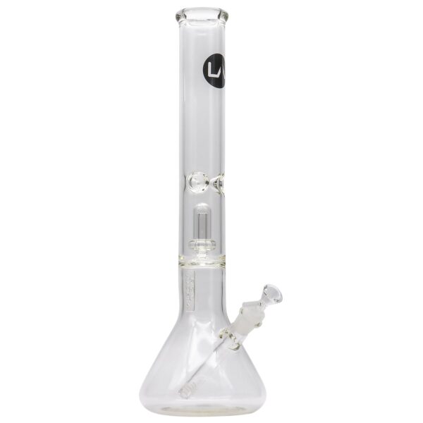LA Pipes Thick Glass Beaker Showerhead Perc Bong - Image 3