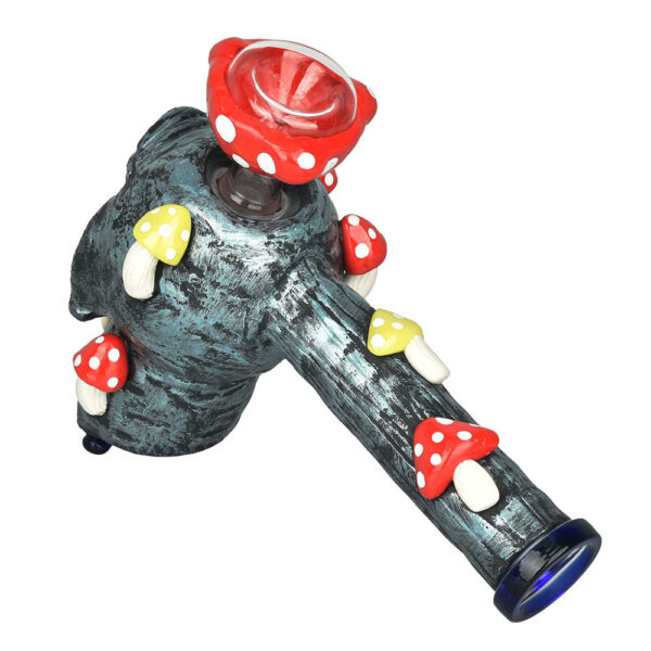 Pulsar Rainbow Puking Skull Bubbler Pipe – 8″ / 19mm F - Image 2