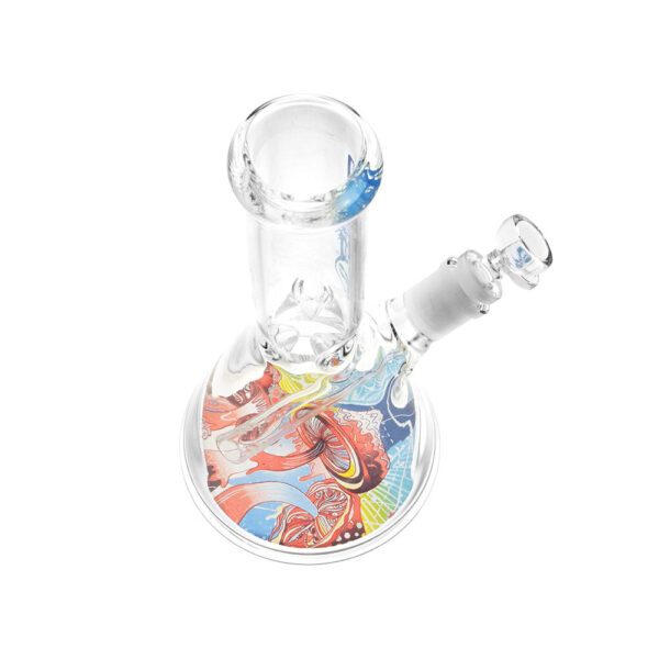Pulsar Bottoms Up Melting Shrooms Water Pipe – 10″/14mm F - Image 4