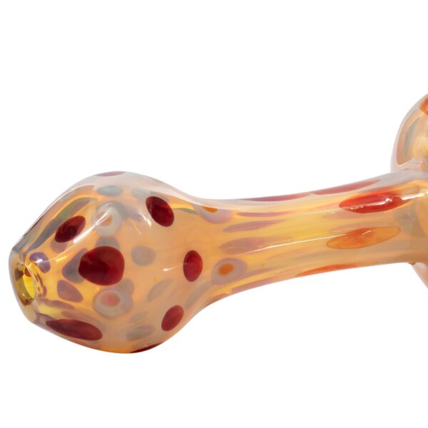 LA Pipes Polka Dot Glass Spoon Pipe - Image 9