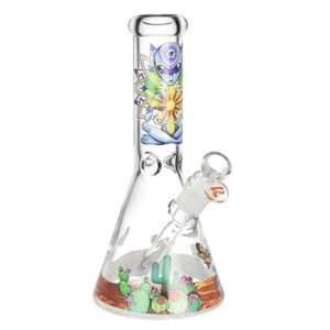 Pulsar Full Wrapped Beaker Water Pipe -10.5″/14mm F/Psychedelic Desert