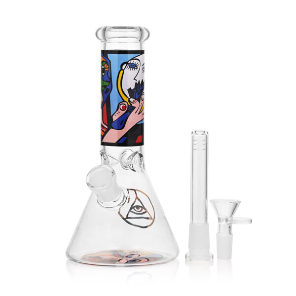 Ritual Smoke – Atomic Pop 8″ Glass Beaker – Whisper - Image 3