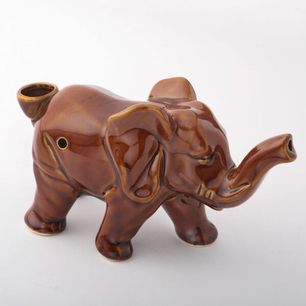 Elephant novelty pipe – Sienna Color