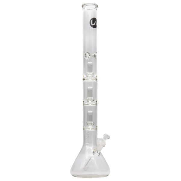 LA Pipes Thick Glass Beaker Showerhead Perc Bong - Image 15