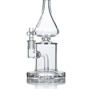 Helix™ Clear Straight Base w/ Fixed Downstem Water Pipe