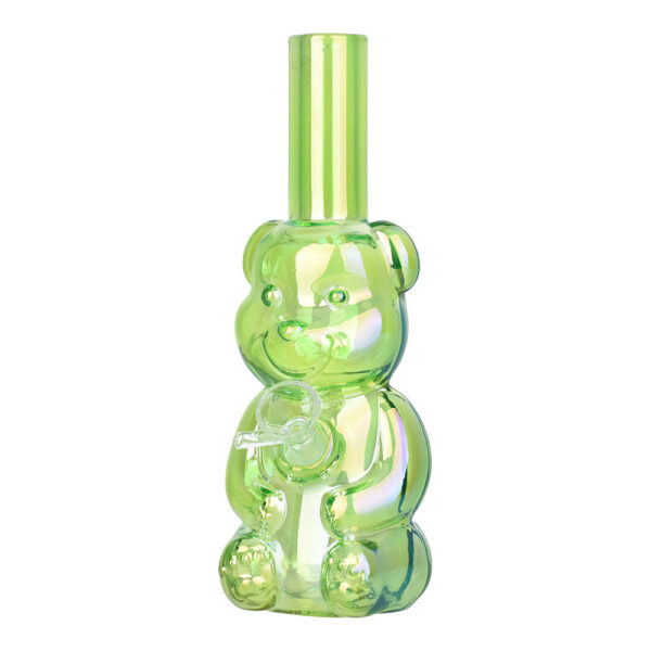 Bear Buddy Electroplated Water Pipe | 6″ | 10mm F - Image 4