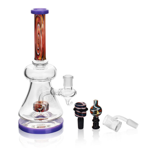 High Society – Pegasi Premium Wig Wag Hybrid Pipe (Purple) - Image 3