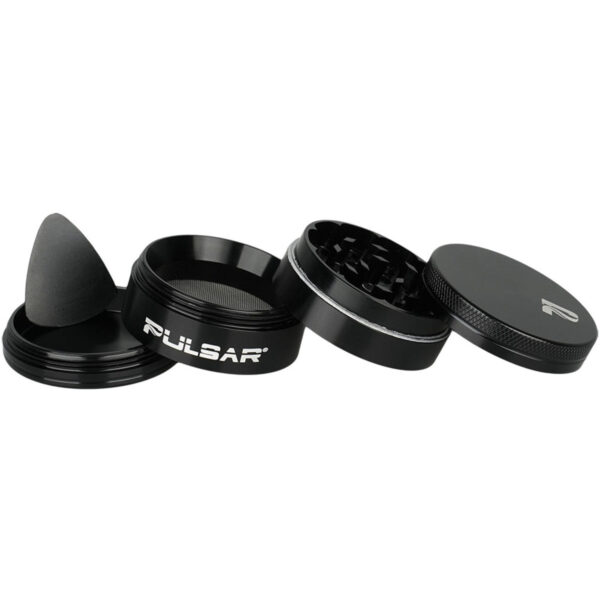 Pulsar Solid Top Aluminum Grinder – GR761 – 4pc / 2.25″ - Image 6