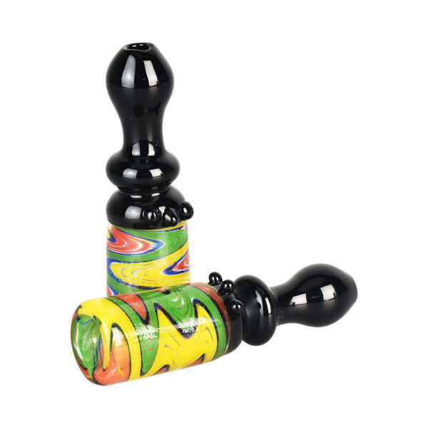 Rasta Dream Machine Chillum Pipe – 3.25″ - Image 2