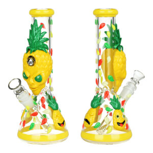 Pulsar Alien Pineapple Beaker Water Pipe – 10″ / 14mm F