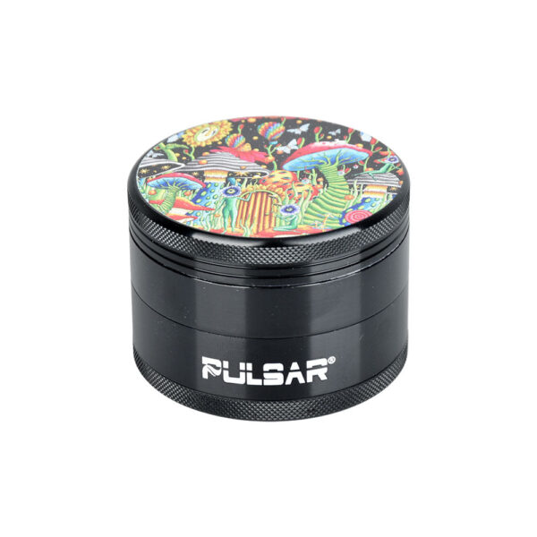 Pulsar Artist Series Grinder – 2.5″ / 4pc / Assorted Designs 6PC DISPLAY - Image 2