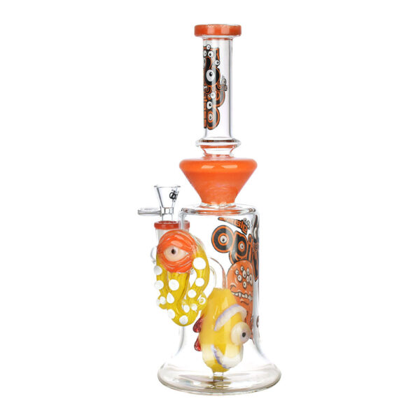 BIIGO Crazy Octopus w/ Eyeball Water Pipe – 12.25″ / 14mm F - Image 6