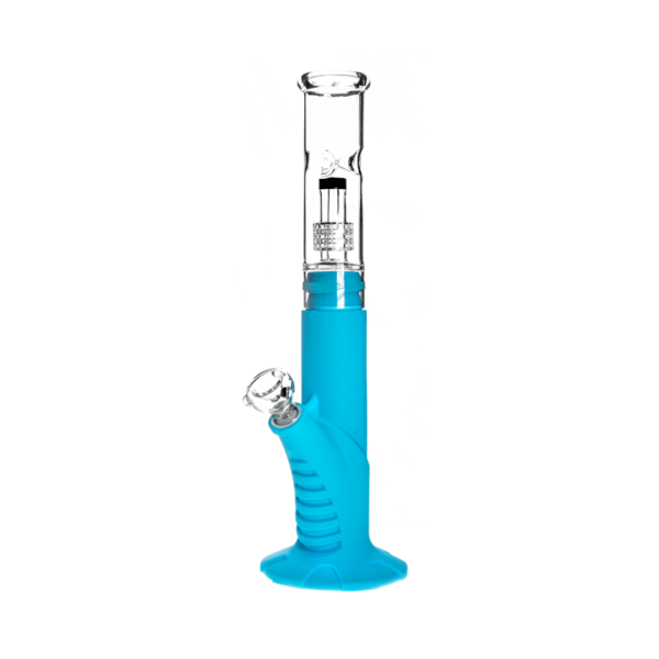 Medusa Customs Silicone Straight Pipe w/Percolator Water Pipe - Image 11