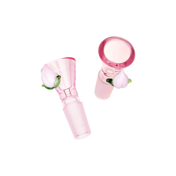 Pulsar Fruit Series Peaches & Cream Herb Pipe Glow Duo – 10″ / 14mm F - Image 9