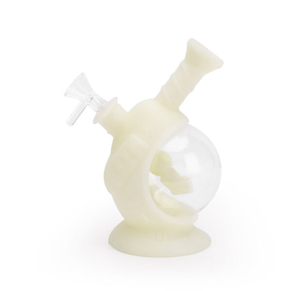 Ritual – 7.5” Silicone Astro Bubbler – UV Titanium White - Image 2