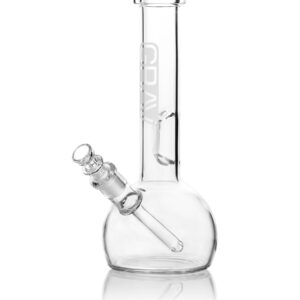 GRAV® Small Clear Round Base Water Pipe