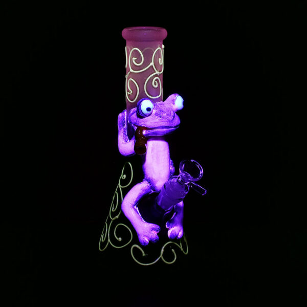 Frog King Beaker Water Pipe | 9.75″ | 14mm F - Image 6