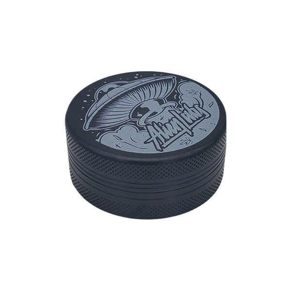 Alien Labs Aluminum Grinder – Black Ship / 2pc / 2.25″