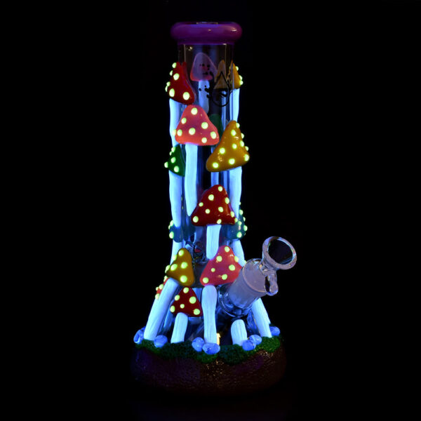 Pulsar Shroom Forest Beaker Water Pipe -10.25″/14mm F - Image 2