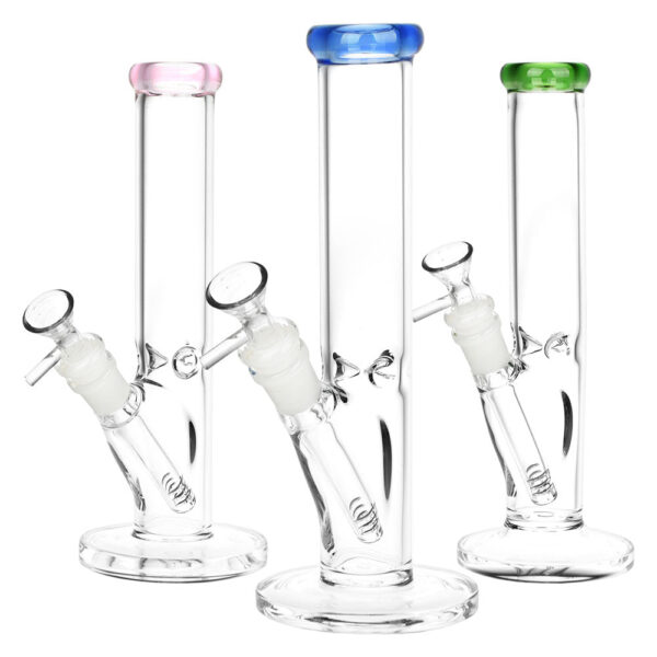 Classic Straight Tube Water Pipe | 14mm F | Colors Vary - Image 6
