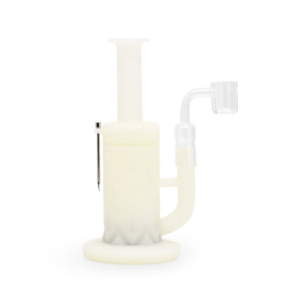Ritual – 8.5” Silicone Sidecar Rig – UV Titanium White