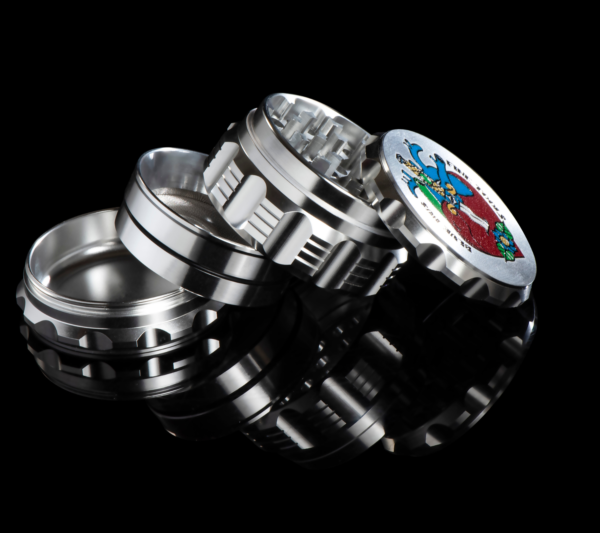 Bluebus GA 2.5 Inch Grinder Silver (Old School Edition) - Image 7