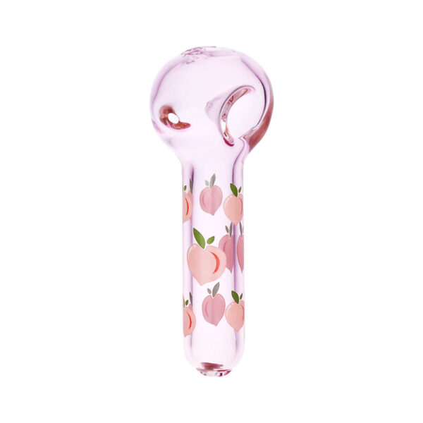 Pulsar Fruit Series Peaches & Cream Herb Pipe Glow Duo – 10″ / 14mm F - Image 6
