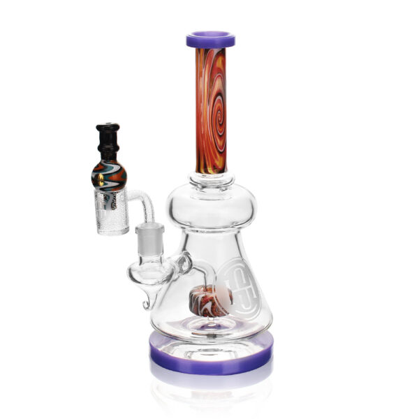 High Society – Pegasi Premium Wig Wag Hybrid Pipe (Purple) - Image 4