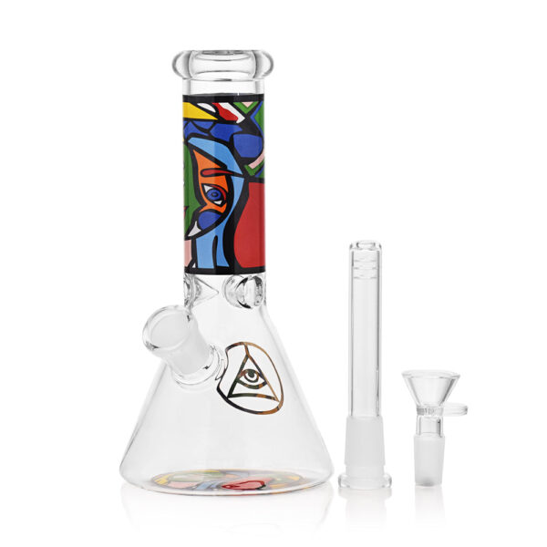 Ritual Smoke – Atomic Pop 8″ Glass Beaker – Distortion - Image 4