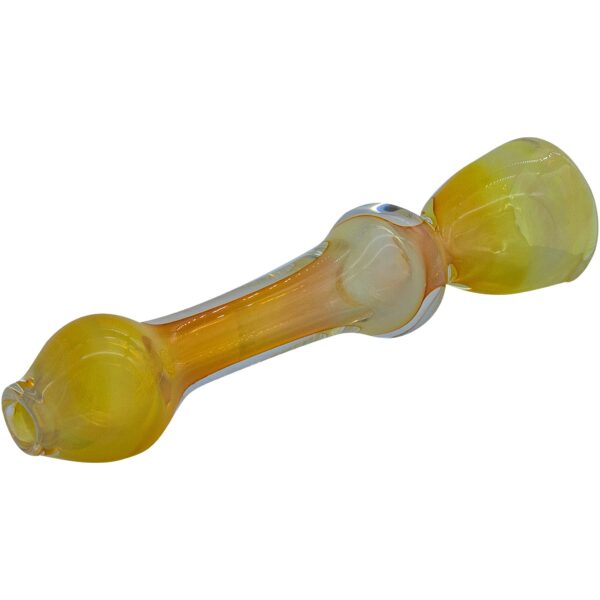 LA Pipes “Chill Fumes” Silver Fumed Chillum - Image 2