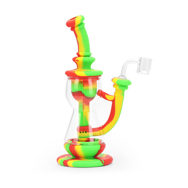 Ritual – 10” Silicone Deluxe Incycler – Rasta