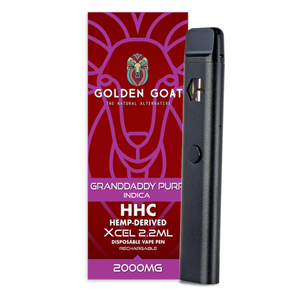HHC Vape Device, 2000mg, Rechargeable/Disposable – Grand Daddy Purp