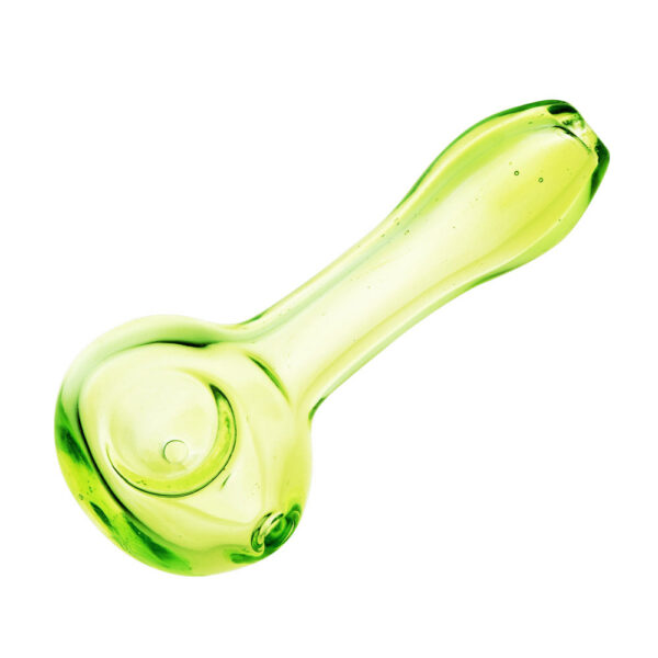 Translucent Spring Green Spoon Pipe – 4.25″