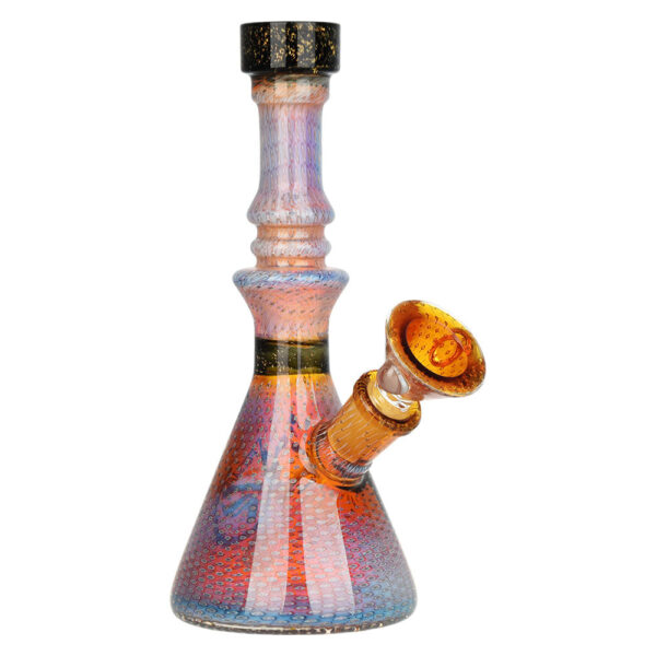 Pulsar Heady Bubble Matrix Beaker Water Pipe w/ Dichro | 7″ | 14mm F - Image 3