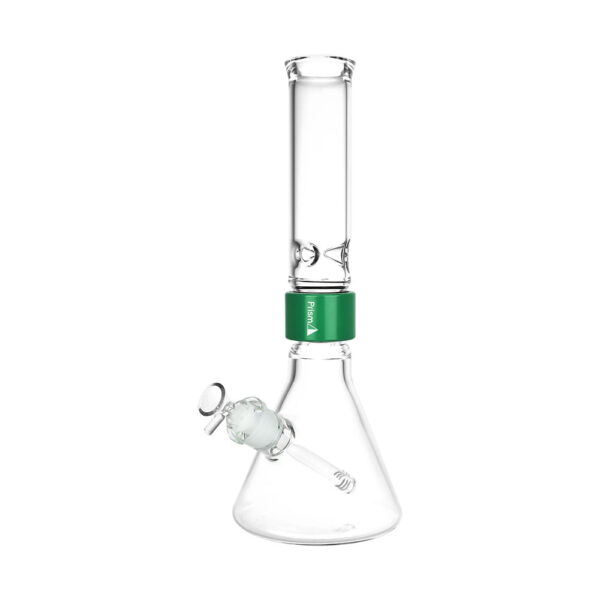 Prism Standard Beaker Single Stack Water Pipe | 14″ | 14mm F | Clear - Image 2