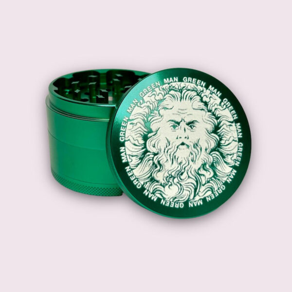 Green Man Green Aluminum 4-Piece Grinder, 2.5″