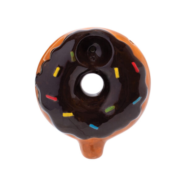 Wacky Bowlz Donut Ceramic Hand Pipe | 3.25″ - Image 2