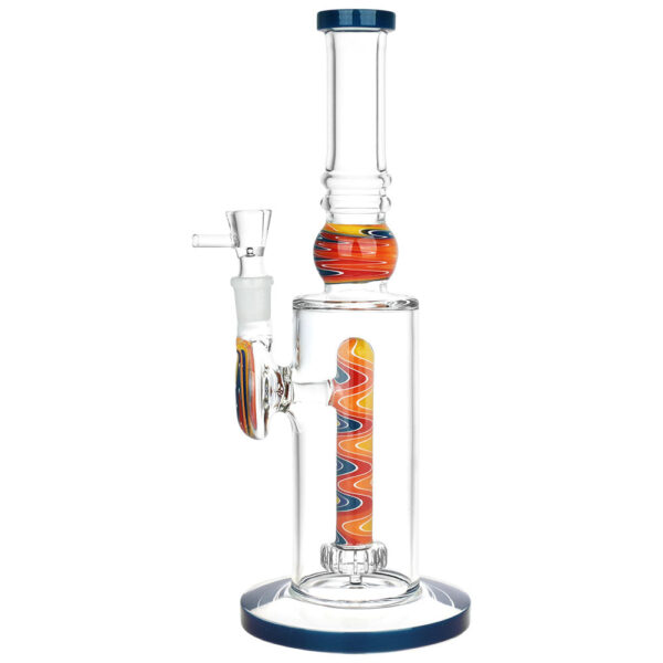 Ascension Wig Wag Glass Water Pipe – 11″ / 14mm F / Colors Vary - Image 2