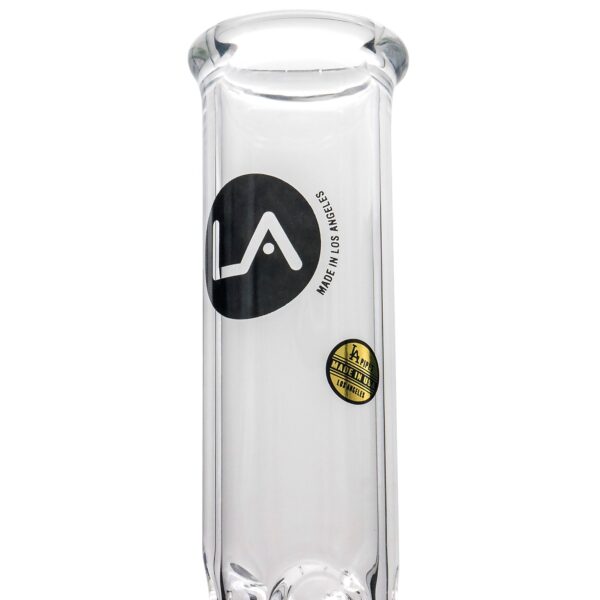 LA Pipes Single or Double Showerhead Perc Beaker Bong - Image 11