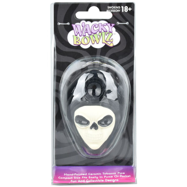 Wacky Bowlz Reaper Ceramic Hand Pipe | 3.5″ - Image 3