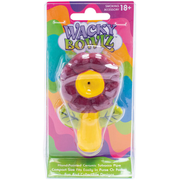 Wacky Bowlz Flower Ceramic Pipe | 3.5″ - Image 5