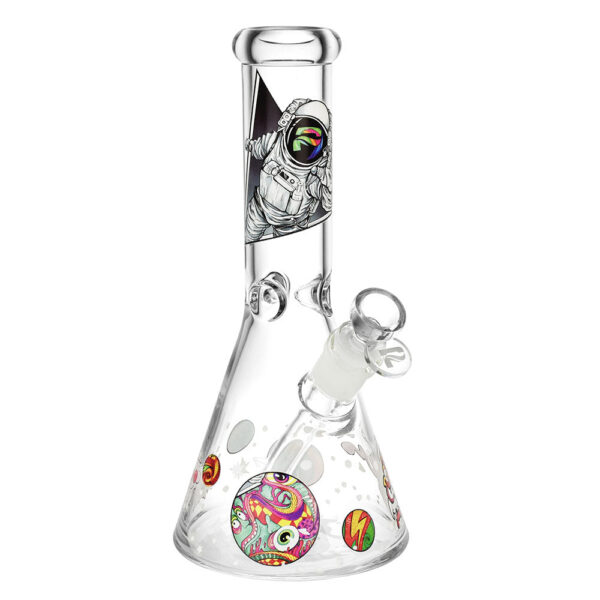Pulsar Full Wrapped Beaker Water Pipe -10.5″/14mm F/Psychedelic Spaceman