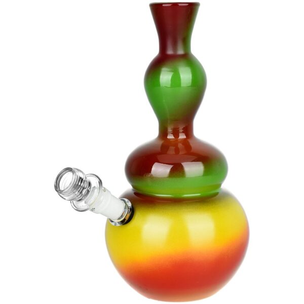 Vase Ombre Soft Glass Water Pipe – 9″ / Colors Vary - Image 3