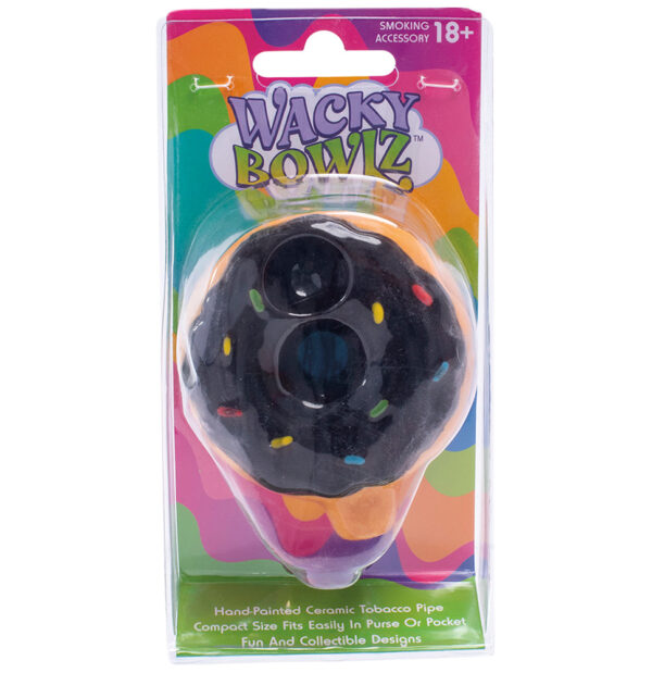 Wacky Bowlz Donut Ceramic Hand Pipe | 3.25″ - Image 3