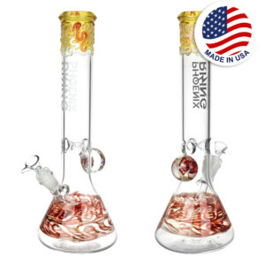 Phoenix Rising Towering Beaker Water Pipe – 16.5″/19mm F