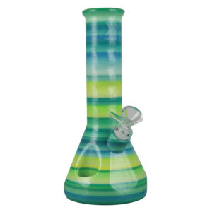 Kayd Mayd 3D Printed Beaker Waterpipe – 9.5″ / Colors Vary