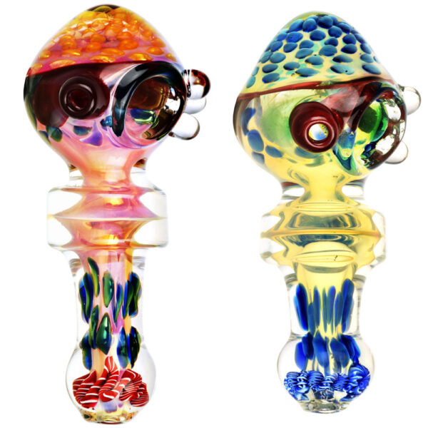 Artisanal Inside Out Ringneck Spoon Pipe