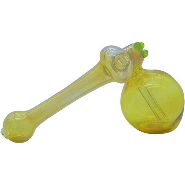 LA Pipes “Silver Sidecar” Fumed Hammer Sidecar Pipe (Various Colors) - Image 3